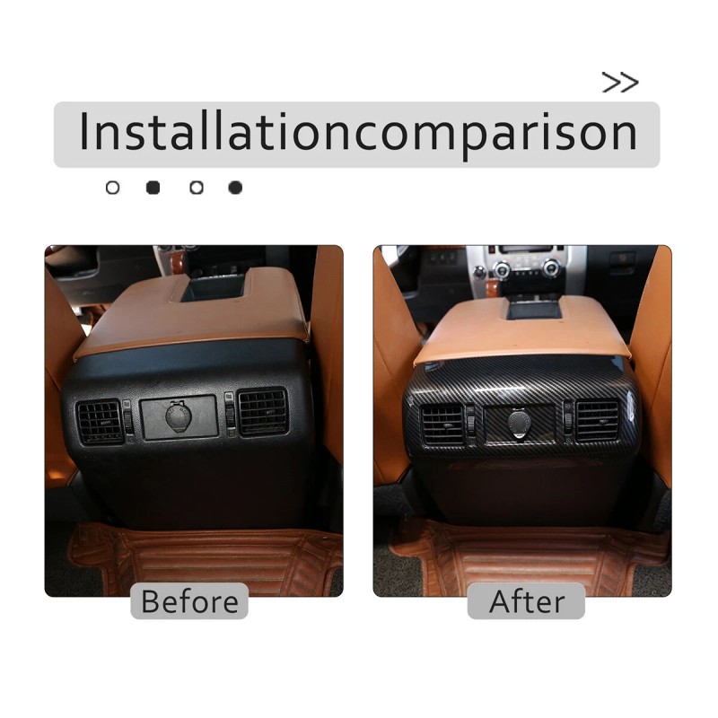 car-attention Inner Armrest Rear Air Vent Cover Trim Accessories For