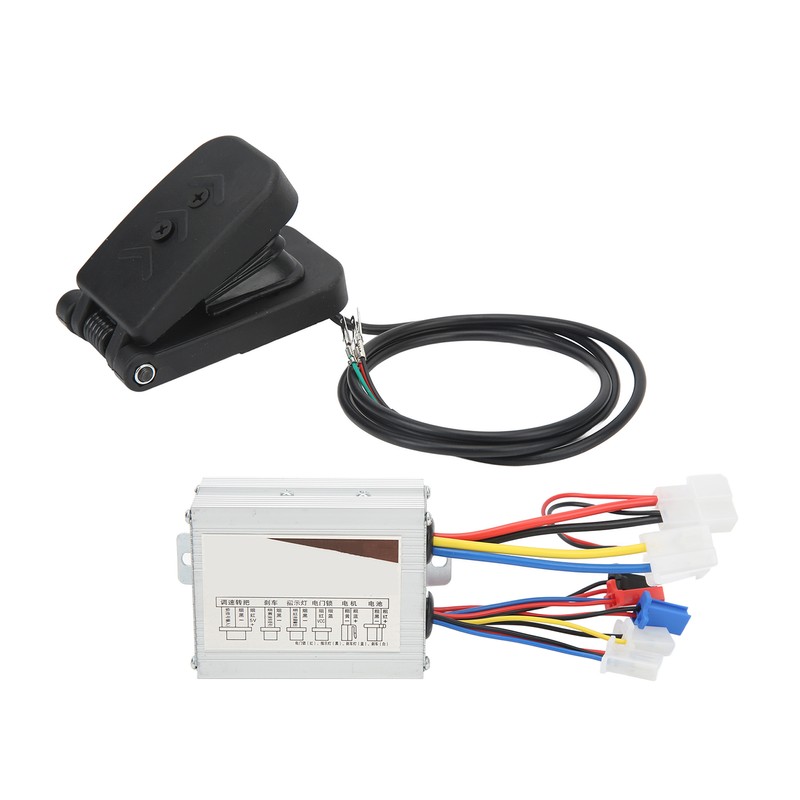 DC24V 500W Brushed Speed Controller with Throttle Pedal Kit for