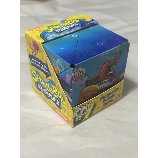 SHASHIBO Spongebob Squarepants Magnetic Puzzle Cube 70+ Shapes Krusty FREE