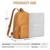 Kattee Leather Backpacks for Women,Fashion Multi-fuction Bag with Card Zipper