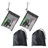 2 PCS Waterproof Toiletry Bag, Multifunctional Mesh Shower Bag, Bathroom