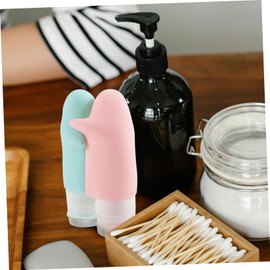 Baluue 4pcs Travel Refillable Toiletry Bottles Leak Travel Shampoo Containers for Shampoo Lotion Sunscreen Lightweight Portable