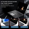 Tablet Keyboard Ergonomic Portable Bluetooth Tablet Leather Case Keyboard for