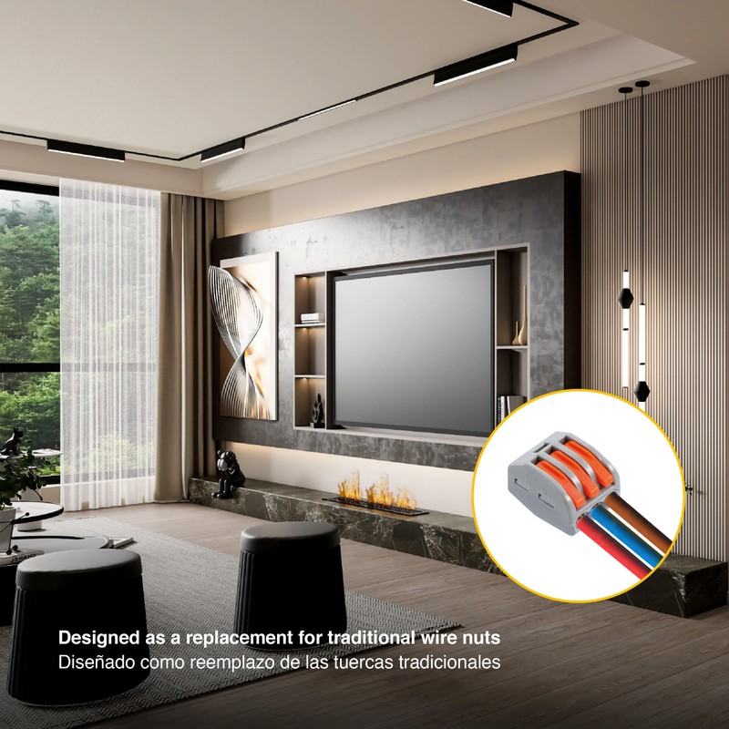 DEMASLED 265 Pcs Compact Electric Wire Connectors with 2, 3,