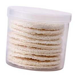 MERRYHAPY 20piezas Almohadillas Desmaquillantes Reutilizables Para Limpieza Facial Exfoliantes De Luffa Natural Suaves y Ecológicas Para Remover Maquillaje y Impurezas