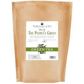 The Republic of Tea Decaf The People's Green Full-Leaf Tea, 1 Pound / 200 Cups