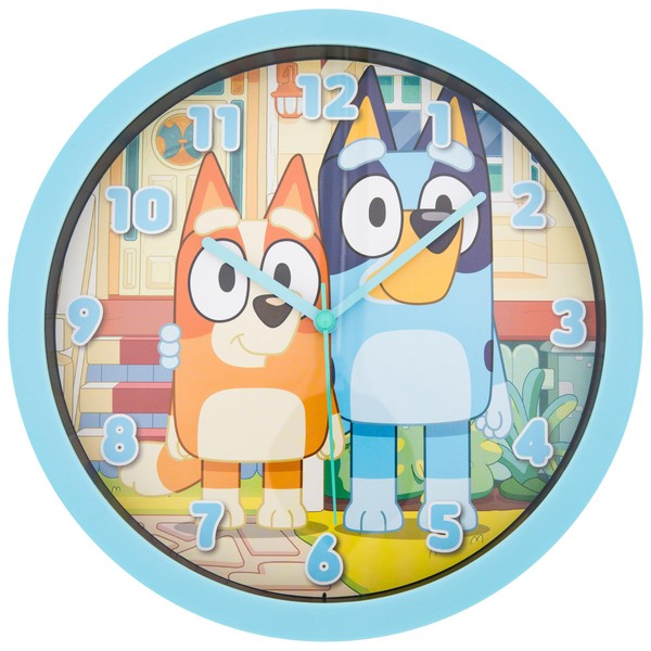 Accutime Bluey and Bingo 10" Wall Clock