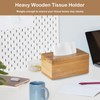 GCWSTJK Acacia Wood Tissue Box Cover Rectangle for 120 160
