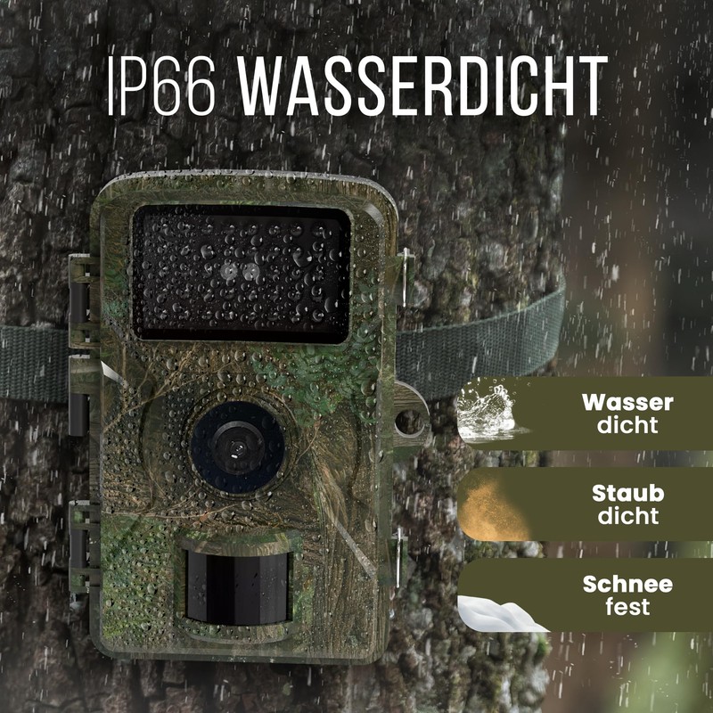 Strex Wildlife Camera with Night Vision - 16MP 1080P Full