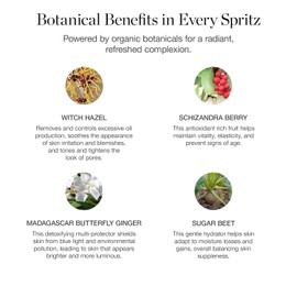 Ozzy Rose Botanical Face Mist - Hydrating Organic Vegan Facial 90ml / 오지 로즈 식물성 페이스 미스트 - 수분 공급 유기농 비건 페이셜 90ml