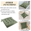 FlyGulls Rocking Chair Cushions Indoor Velvet Chair Pads High Back