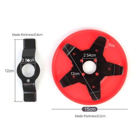 Kuuleyn Wire Trimmer Blades for Weed Eater, Grass Trimmer Head Multi Function Lawn Mower Weeding Plate Replacement with Interchangeable Blade for Gardening