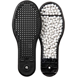 Anesty HO1941 Diatomaceous Earth Shoes, PP Tablet, S, Black, Approx. Width 5.0 x Depth 2.0 x Height 0.6 inches (12.8 x 5 x 1.5 cm), Karari Deodorizer, Set of 2