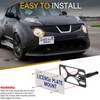 No Drill License Plate Holder Compatible with Nissan Leaf 2011-2017