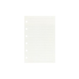 Zelten 3 Pack A7 135 Sheets/270 Pages Lined Loose Leaf Punched Paper Refills Paper for 6 Hole Binder Personal Organizer Diary Notebook Refillable Planner