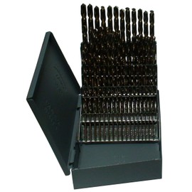 Drill America - DWD60J-CO-SET 60 Piece m35 Cobalt Drill Bit Set (Wire Sizes: #1 - #60), DWDCO Series