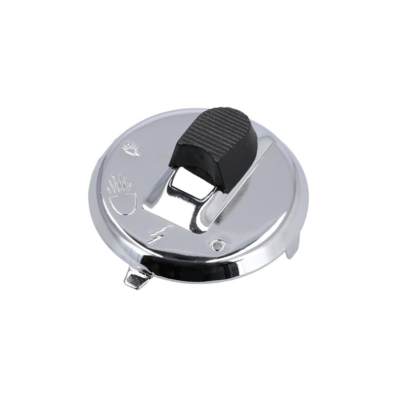 Set: Ignition Switch Cover Stainless Steel Chrome-Plated with Small Parts