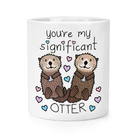 You're My Significant Otter Makeup Brush Pencil Pot