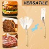 Lyreh Creative Hot Meat Patty Spatula, 3-in-1 Stainless Steel Burger