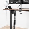 VIVO Vertebrae Cable Management Kit, Height Adjustable Desk Quad Entry