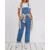 Vetinee Overalls Women Denim Overall Outfit Casual Jump Suits Women