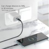 Paquete de 3 cables USB C a USB C, 60