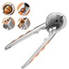 Herramienta cascanueces, pinza para nueces, fabricado en acero inoxidable, tiene