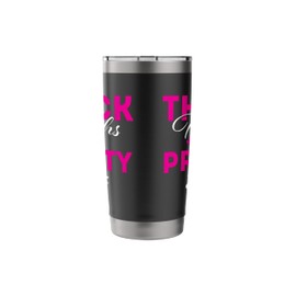 Thick Thighs & Pretty Eyes - Workout Fitness Stainless Steel Insulated Tumbler