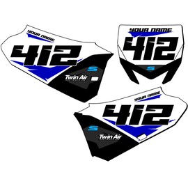 2022-2025 YZ 85 SG64 Custom MX Number Plates Senge Graphics Kit Compatible with Yamaha