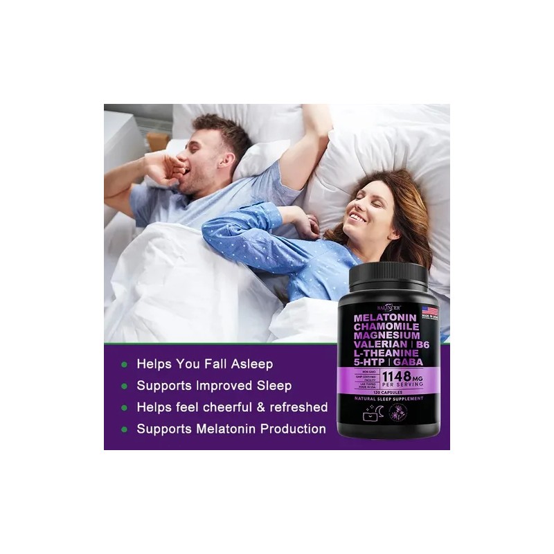 Balincer Complejo Melatonina Magnesiovitamina B6 Cápsulas