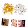 FOMIYES 200 Sets Fashion Ear Studs DIY Earrings Accessories Hypoallergenic