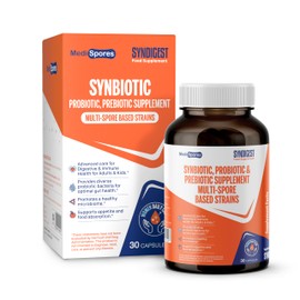 Syndigest probiotic daily care for women & men with dual benefit of 5 probiotic & prebiotic strains, balance gut health & relieves constipation, travel friendly, 30 capsules (2 billions CFU/serving)