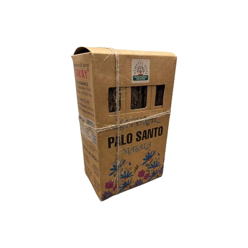 Premium Hand Made Botanical Masala Incense Sticks, Palo Santo, Gift