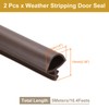 PATIKIL Window Weather Stripping Door Seal, 2 Pack 1/2" Wide