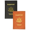 2 Passport Cover Holders Genuine Leather ID Wallet Case Travel