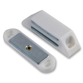 MAGNETIC CATCH, LARGE, WHITE (PK10) D00848 By DURATOOL