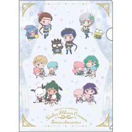 Sunstar Bungu Sailor Moon x Sanrio Clear File B Movie Version Sailor Moon Cosmos Single, Single Pocket, Document Organization, File Storage, Sailor Moon Cosmos & Sanrio Characters 730097