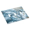 Luxury Abstract Teal Turquoise Indigo Navy Blue White Marble 3