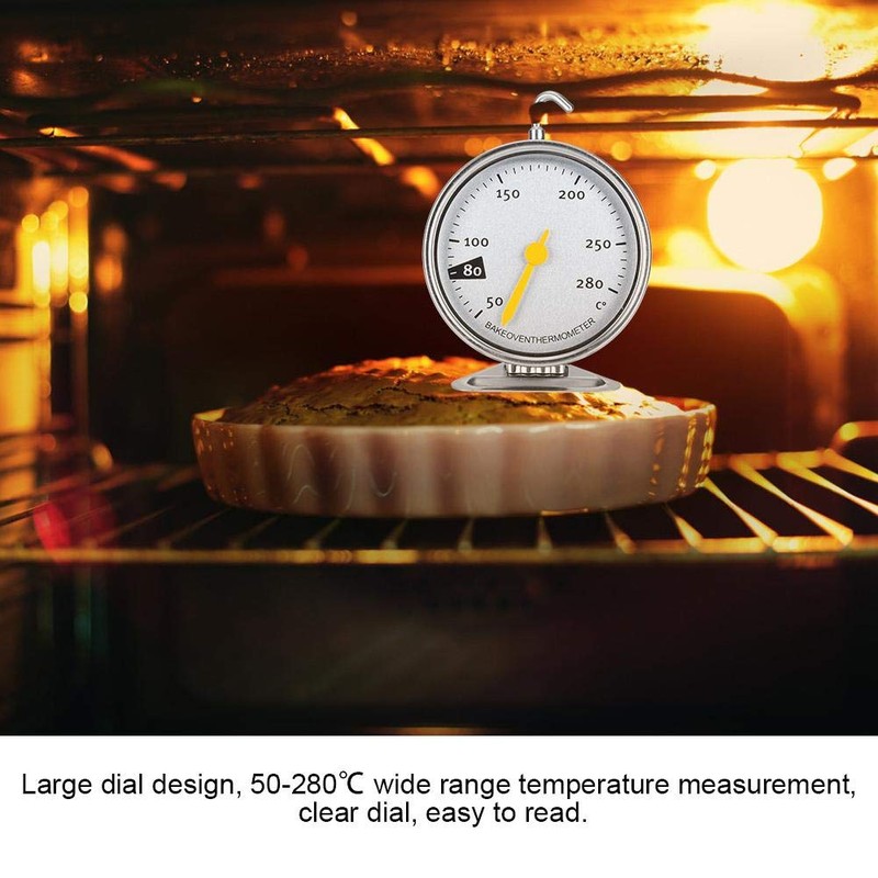 Stainless Steel Oven Thermometer Instant Reading Large Dial Bake Oven