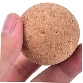 TEHAUX 8Pcs Wooden Foosball Table Balls Durable Cork Balls for Table Football Game Lightweight and Compact Replacement Soccer Accessories