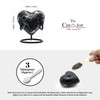Small Heart Urns for Human Ashes - Black Mini Keepsake