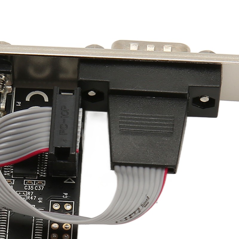 2 Port PCI Express RS232 DB9 Serial Port Card PCIe