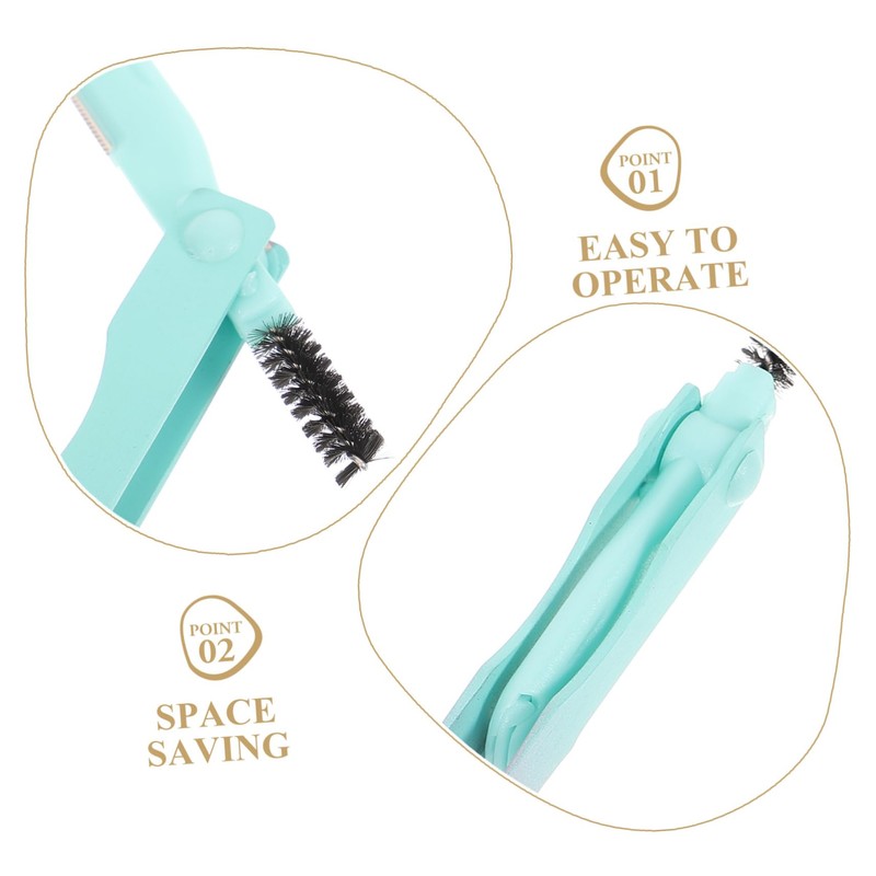 FOMIYES Eyebrow Grooming Tool Precision Tweezers Eyebrow Trimmer Comb for
