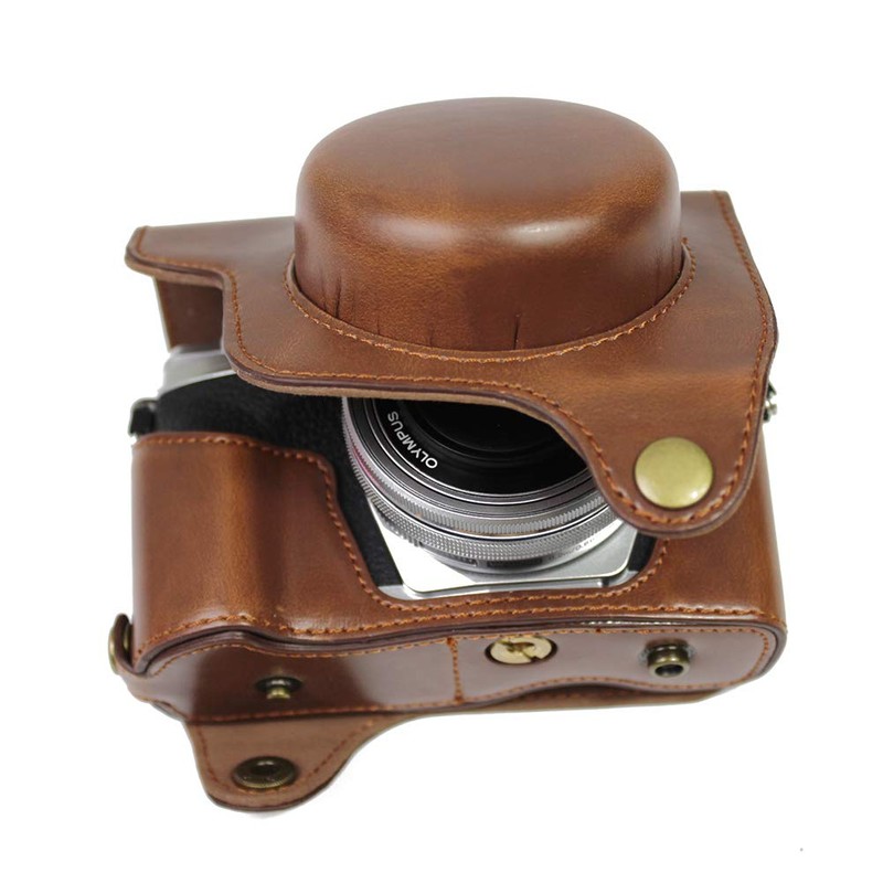 SIUTATDSH Camera Case, PU Leather, Suitable for Olympus OMD EM10