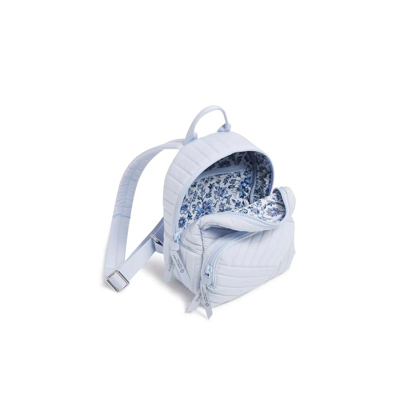 Vera Bradley Cotton Mini Backpack Purse, Morning Glory