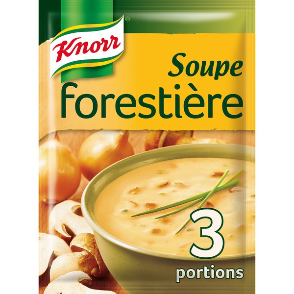 Knorr Soupe Forestière Champignons pour 3 Personnes 85g - Lot de 5