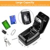 ROEOWENE Key Safe with Number Code Exterior Black Large Key