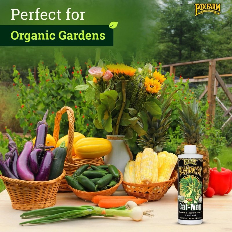 FoxFarm BushDoctor Cal-Mag - Liquid Calcium & Magnesium Supplement, Prevents