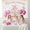 Mocsicka Four Ever a Princess Birthday Backdrop for Castle Party