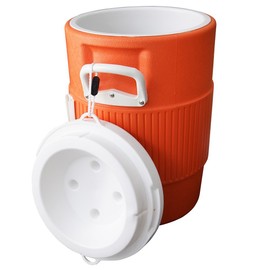 Igloo 5 Gallon Cooler with Seat Lid in Orange